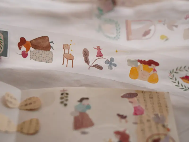 Ivy Snow Kiss-Cut PET Tape - A Lovely Day