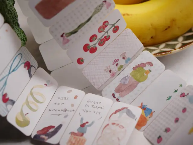 Ivy Snow Sticky Notes Roll - Farmer's Market