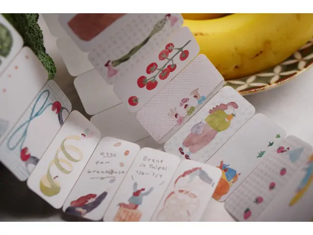 Ivy Snow Sticky Notes Roll - Farmer's Market