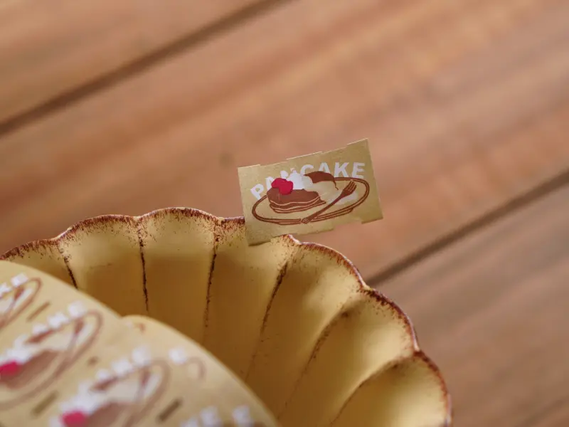 Ivy Snow Label Sticker Roll - Pancake