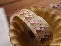 Ivy Snow Label Sticker Roll - Pancake