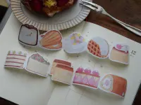 Ivy Snow Sticky Notes Roll - Whimsical Desserts