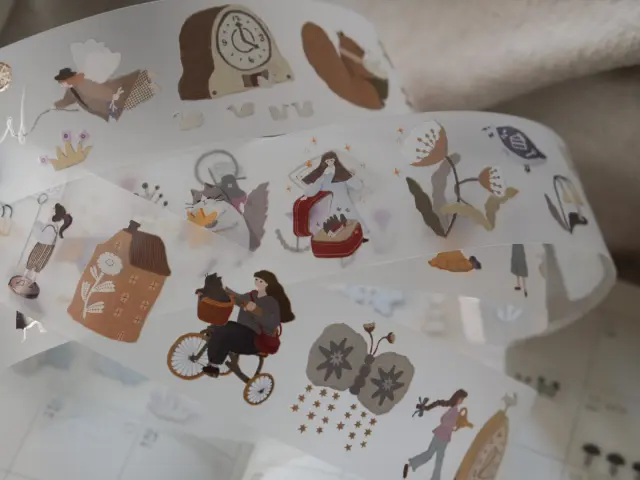 Ivy Snow Matte PET Tape - Precious