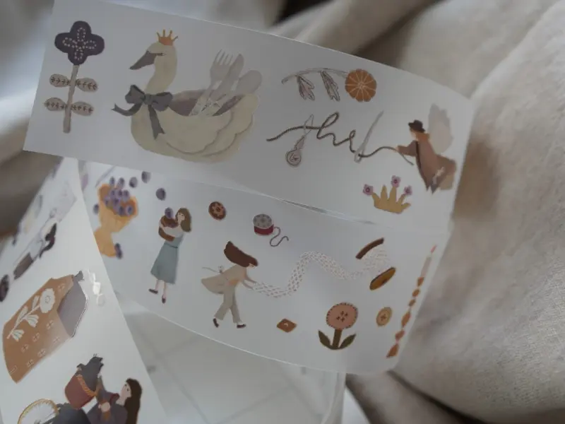 Ivy Snow Matte PET Tape - Precious