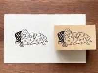Stamp Marche Rubber Stamp - Pajama Time