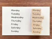 Stamp Marche Rubber Stamp Set - Days