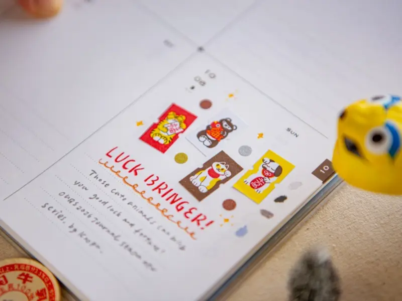 OURS Label Sticker Roll - Little Lucky Friends