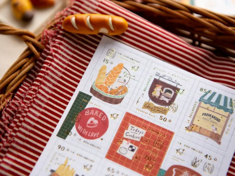 OURS Stamp Stickers - Bakery Cheers