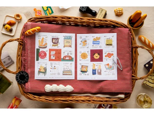 OURS Stamp Stickers - Bakery Cheers