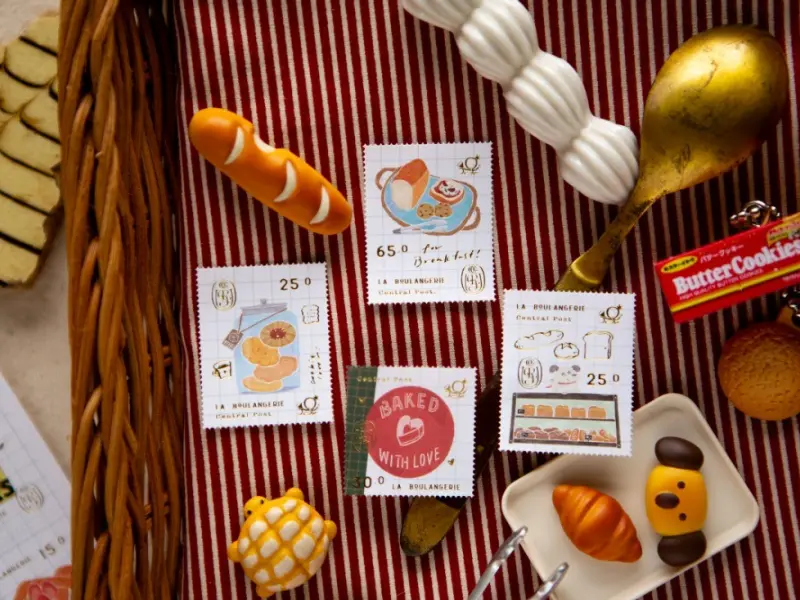 OURS Stamp Stickers - Bakery Cheers