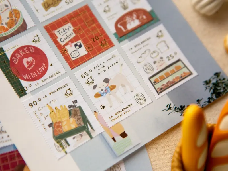 OURS Stamp Stickers - Bakery Cheers