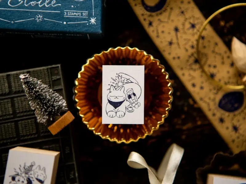 OURS Rubber Stamps - The Gift Lucky Star