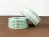Stamp Marche Label Sticker Gingham Check - Dusty Green