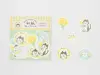 Furukawa Sticker Flakes QSA355 - Mimosa Flower And Cat