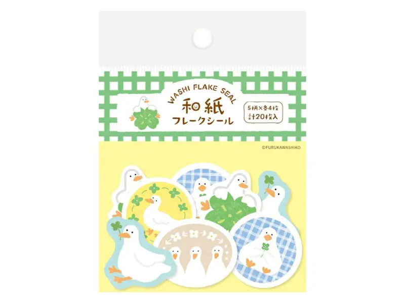 Furukawa Sticker Flakes QSA356 - Clover And Duck