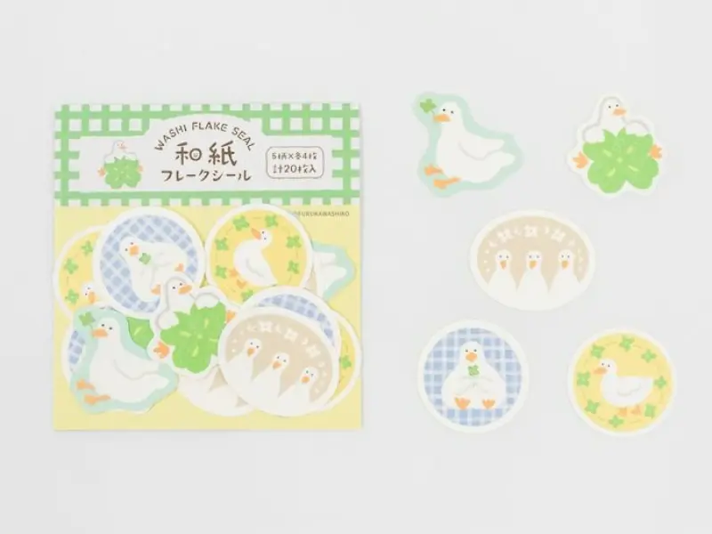 Furukawa Sticker Flakes QSA356 - Clover And Duck