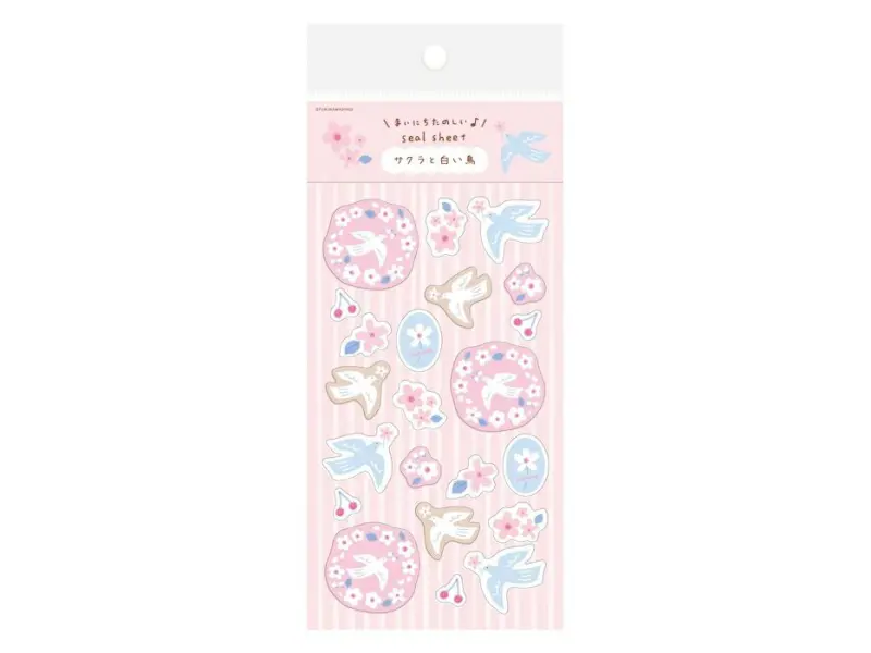 Furukawa Stickers QS364 - Sakura Birds