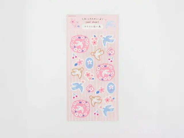 Furukawa Stickers QS364 - Sakura Birds