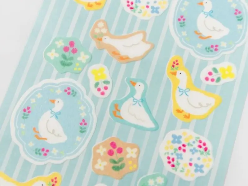 Furukawa Stickers QS367- Ducks And Flowers