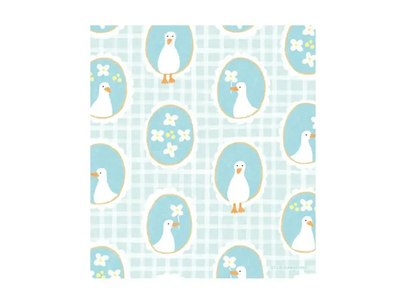 Furukawa Memo Pad LM390 - Flower Duck