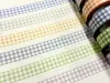 Papier Platz Washi Tape Gingham Check - Orange