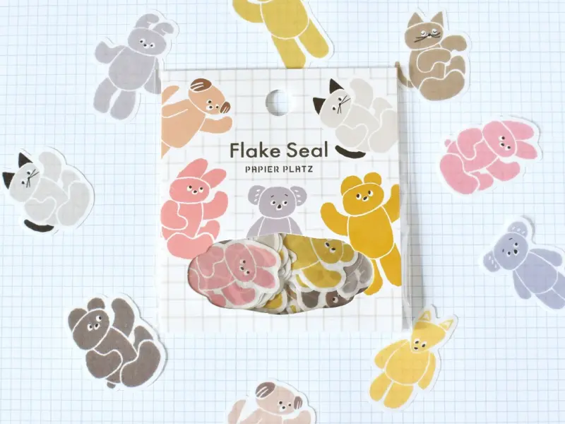 Papier Platz x Nico-Recipe Flake Stickers - Animal