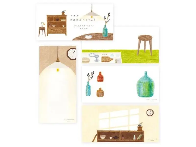 Cozyca x Hirabayashi Kano Notepad - Antique Shop