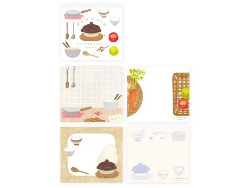 Cozyca x Hirabayashi Kano Memo Pad - Kitchen Tools