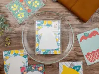 Papier Platz x  PUPUPU Otegaru Memo Pad - Lemon And Apple