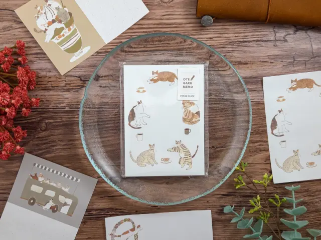 Papier Platz x Tobimatsu Shoichiro Otegaru Memo Pad - Cat Paradise