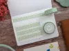 Papier Platz Washi Tape Gingham Check - Lettuce Green
