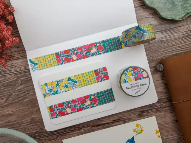 Papier Platz x PUPUPU Washi Tape - Lemon And Apple