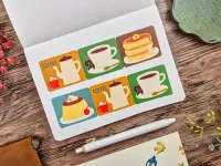 Papier Platz x Concomble Rolled Sticky Notes - Cat Cafe