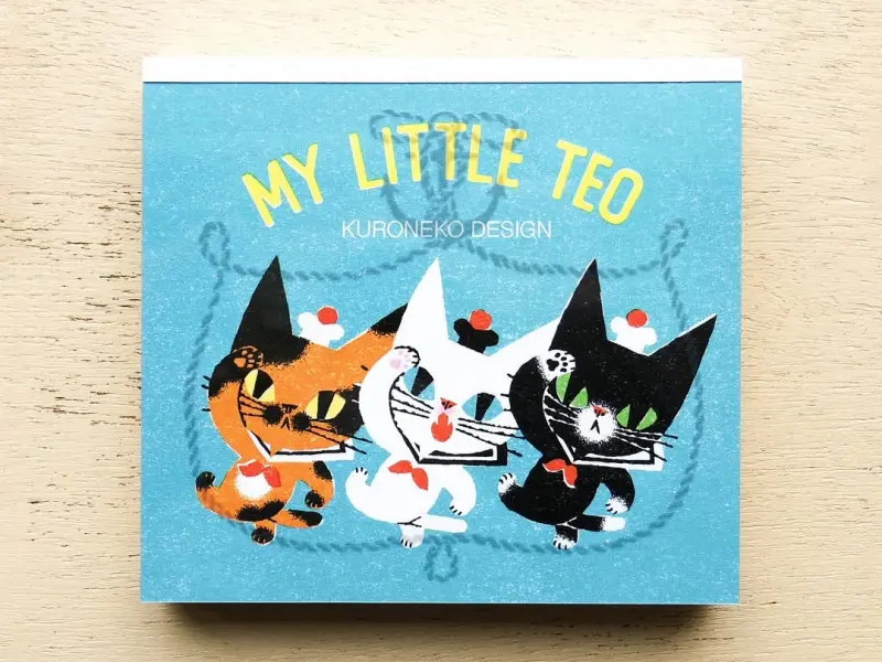Cozyca x Kuro Neko Isho Memo Pad - My Little Teo