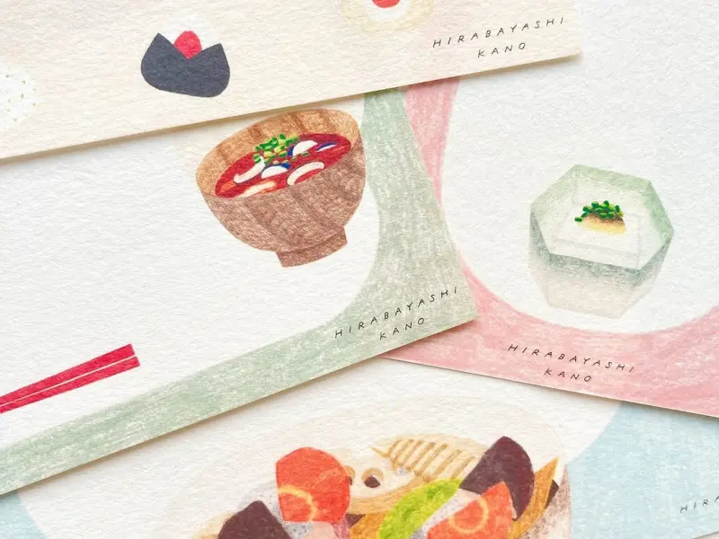 Cozyca x Hirabayashi Kano Notepad - Washoku