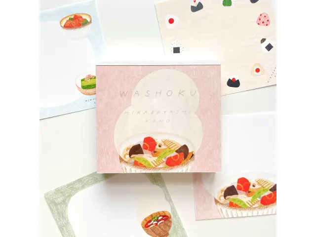 Cozyca x Hirabayashi Kano Memo Pad - Washoku
