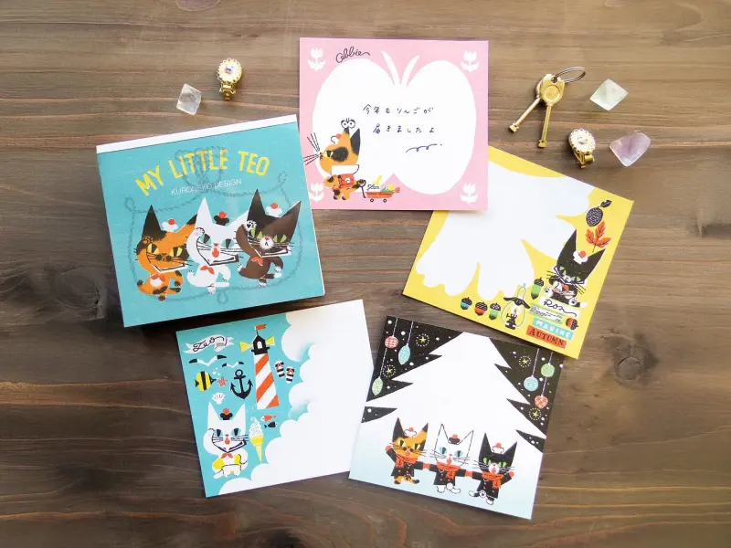 Cozyca x Kuro Neko Isho Memo Pad - My Little Teo
