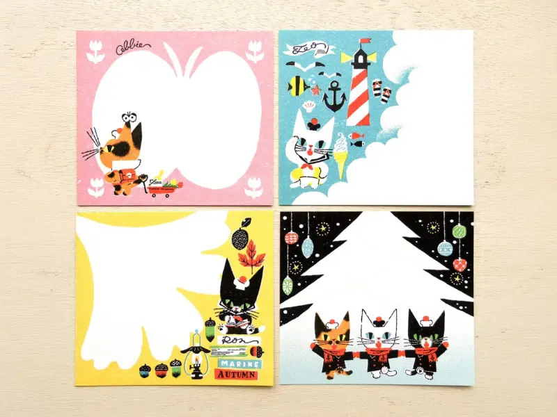 Cozyca x Kuro Neko Isho Memo Pad - My Little Teo