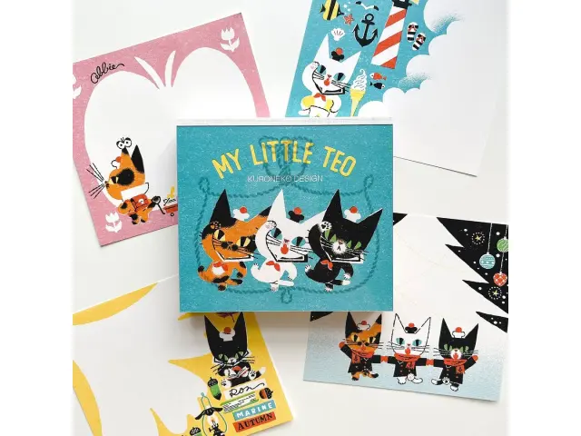 Cozyca x Kuro Neko Isho Memo Pad - My Little Teo