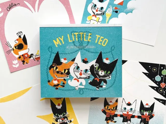 Cozyca x Kuro Neko Isho Memo Pad - My Little Teo