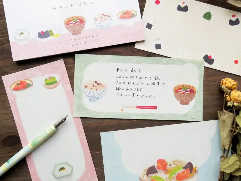 Cozyca x Hirabayashi Kano Notepad - Washoku