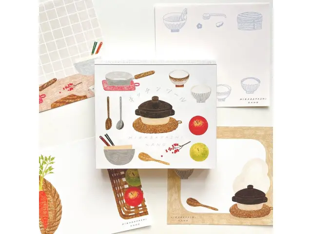 Cozyca x Hirabayashi Kano Memo Pad - Kitchen Tools