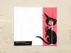 Cozyca x Kuro Neko Isho Memo Pad - Robin The Black Cat