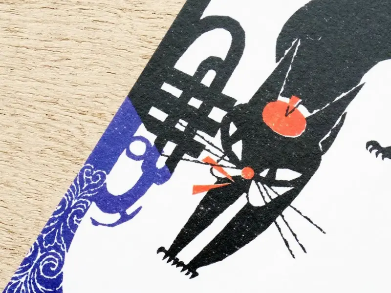 Cozyca x Kuro Neko Isho Memo Pad - Robin The Black Cat