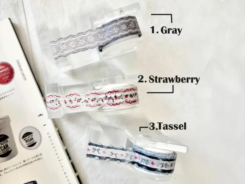 Pion Die-Cut Washi Tape - Paper Ribbons