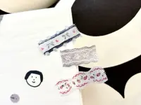 Pion Die-Cut Washi Tape - Paper Ribbons