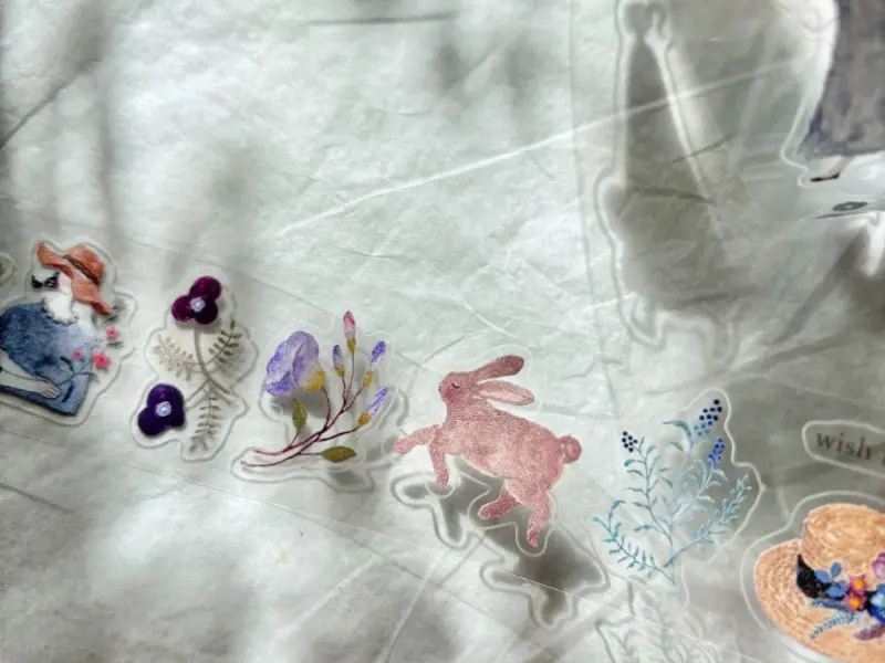 Pion Kiss-Cut PET Tape Mini Girl - Blooming