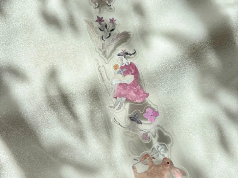 Pion Kiss-Cut PET Tape Mini Girl - Blooming