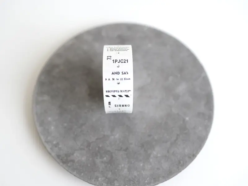 Yohaku Labeler Roll Stickers LR-001 - Black And White