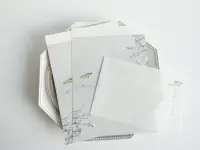 Yohaku Letter Set M-211 - Snow Play